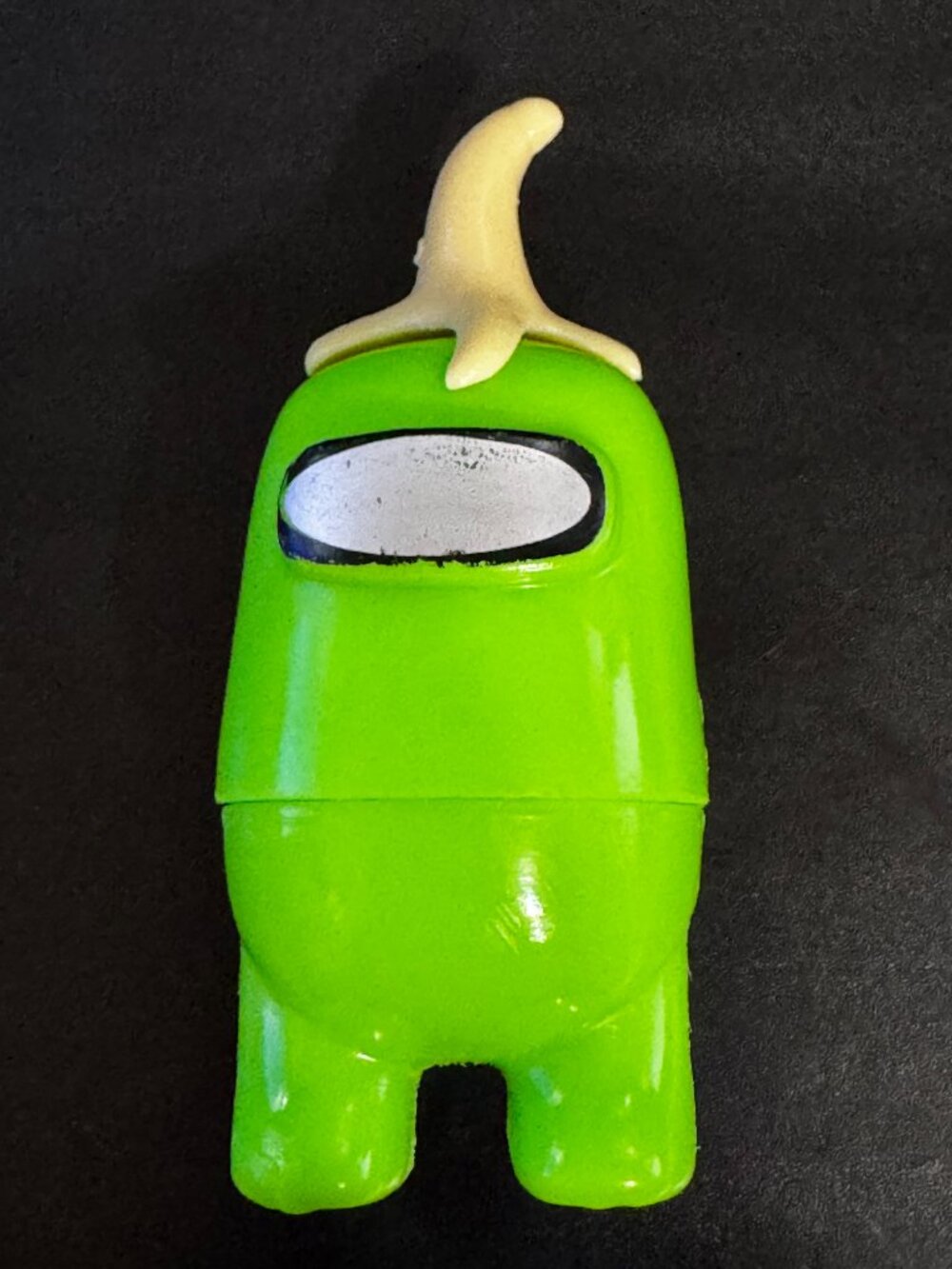 Innersloth Among Us Crewmate Action Figure, Green with Peel Hat